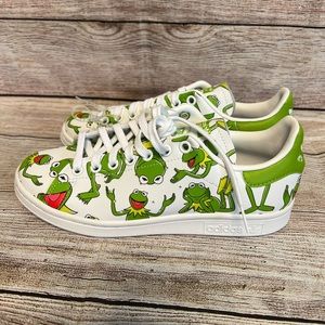 Kermit the frog adidas shoe men 5.5 woman's 7.5